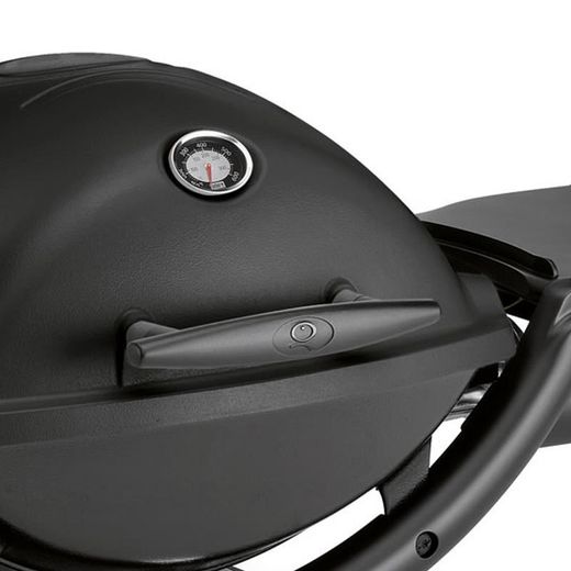 Barbacoa Weber de gas q 1200 Negra con Estante