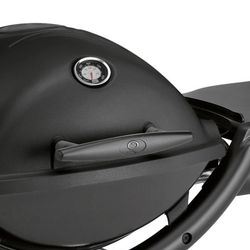 Barbacoa Weber de gas q 1200 Negra con Estante