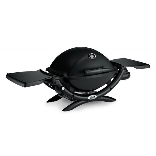 Barbacoa Weber de gas q 1200 Negra con Estante