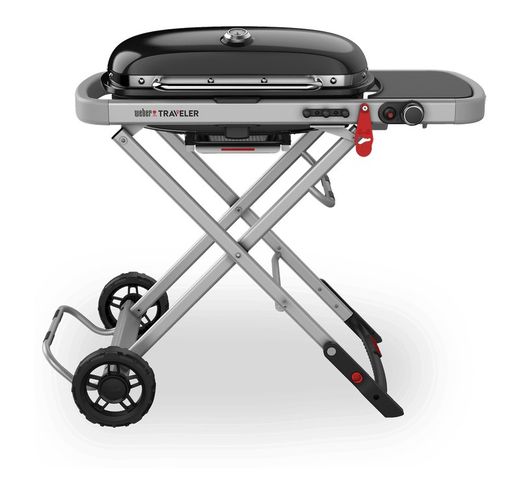 Pack Weber Traveler - Barbacoa + funda + bombona de gas