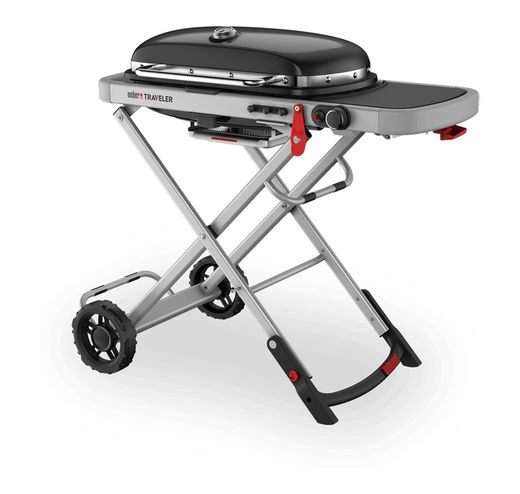 Pack Weber Traveler - Barbacoa + funda + bombona de gas
