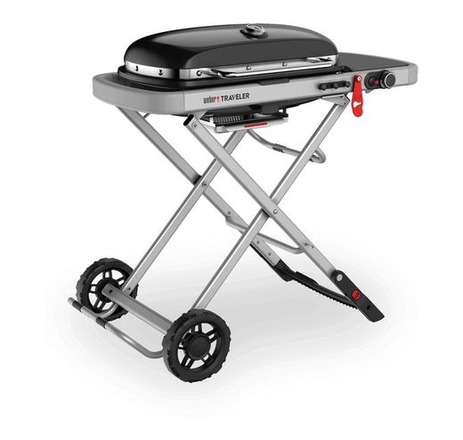 Pack Weber Traveler - Barbacoa + funda + bombona de gas
