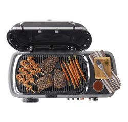 Pack Weber Traveler - Barbacoa + funda + bombona de gas