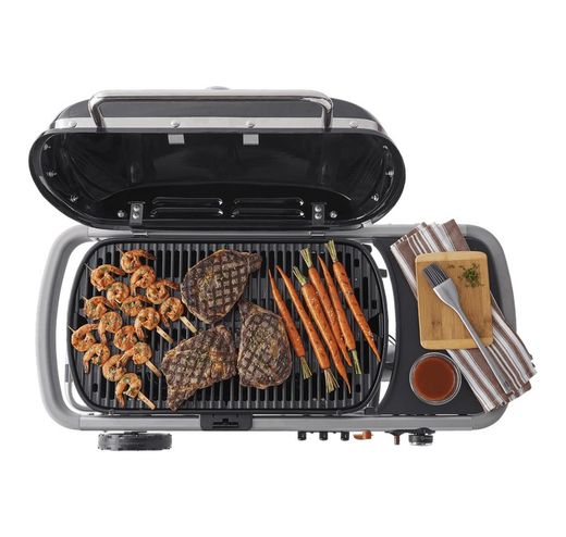 Pack Weber Traveler - Barbacoa + funda + bombona de gas