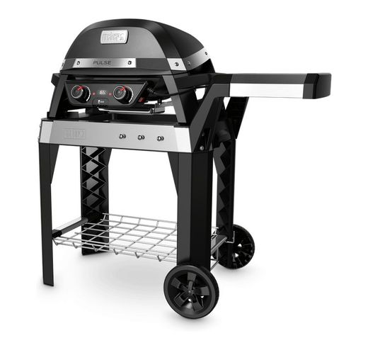 Barbacoa Weber electrica pulse 2000 con carro 49x39 negra