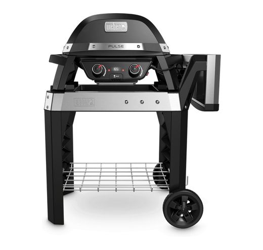 Barbacoa Weber electrica pulse 2000 con carro 49x39 negra