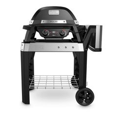 Barbacoa Weber electrica pulse 2000 con carro 49x39 negra