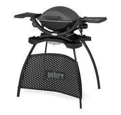 Barbacoa Weber electrica q140 gris antracita c/stand soporte