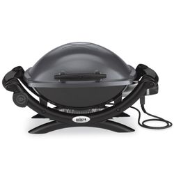 Barbacoa Weber eléctrica q1400 gris oscuro
