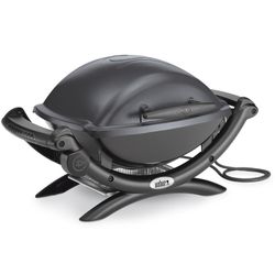 Barbacoa Weber eléctrica q1400 gris oscuro