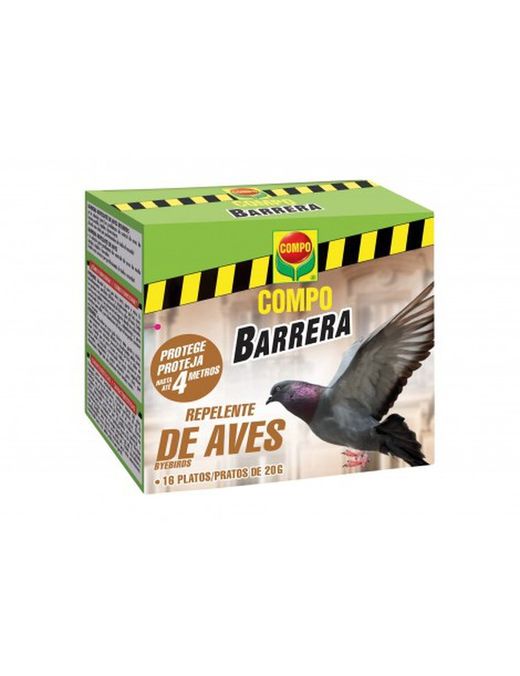 Barrera repelente aves 16 platos Compo