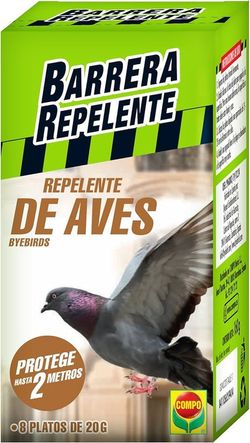 Barrera repelente aves 8 platos Compo®