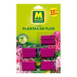 Bastoncitos fertilizantes plantas flor Masso Garden