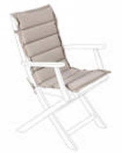 Cojín acolchado Poly230 beige respaldo medio