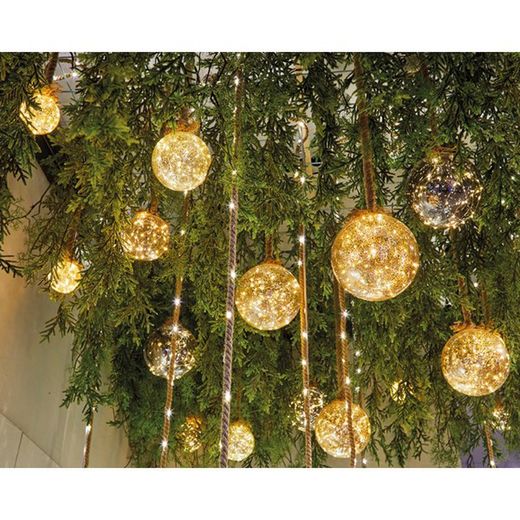 Micro LED ball w rope l ind bo