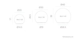 Bola iluminada buly 30 cm Flotante - Solar New Garden