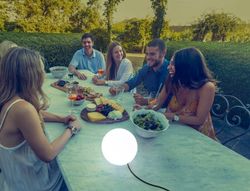 Bola iluminada buly 30 cm Flotante - Solar New Garden