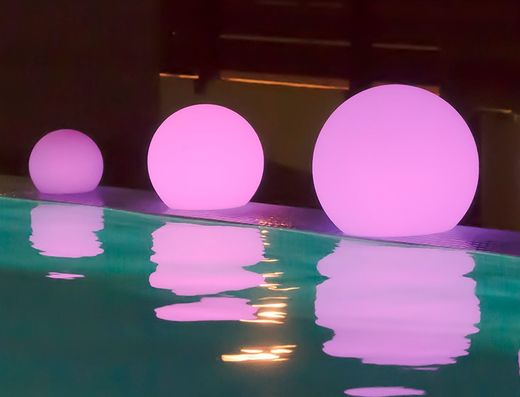 Bola iluminada buly 30 cm Flotante - Solar New Garden