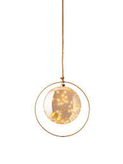 Bola LED dia color amber/classic 26 cm - 40l blanca calida