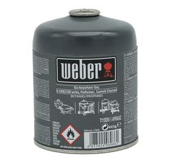 Pack Weber Traveler - Barbacoa + funda + bombona de gas