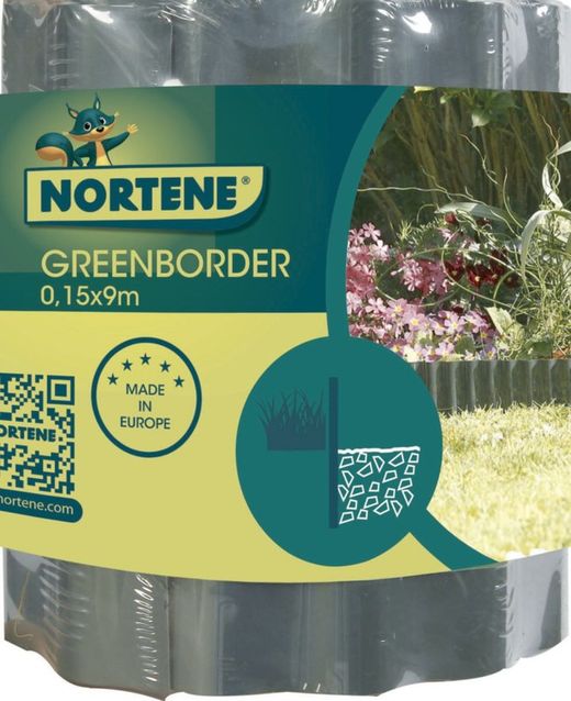 Bordura de jardín de PVC 15X9 Nortene