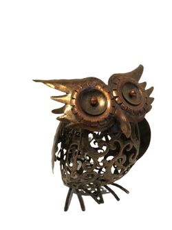 Buho metálico pequeño Smart Solar