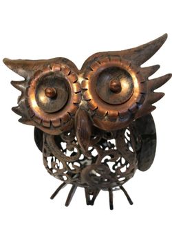 Buho metálico pequeño Smart Solar