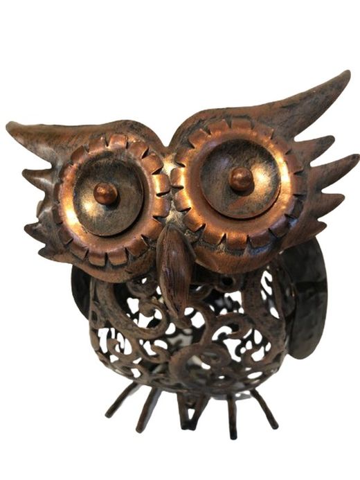 Buho metálico pequeño Smart Solar