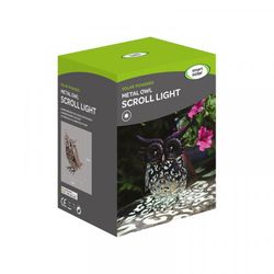 Buho metálico pequeño Smart Solar