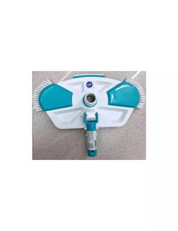 Cabezal aspiración ovalado con cepillos para piscina