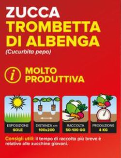 Calabaza Trompeta Albanga 4 Plantas en Pack