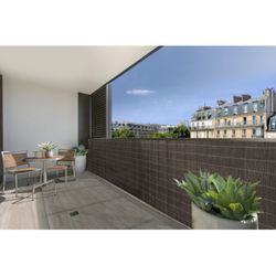 Cañizo Fency Twin 2,0x3m de color marrón Nortene