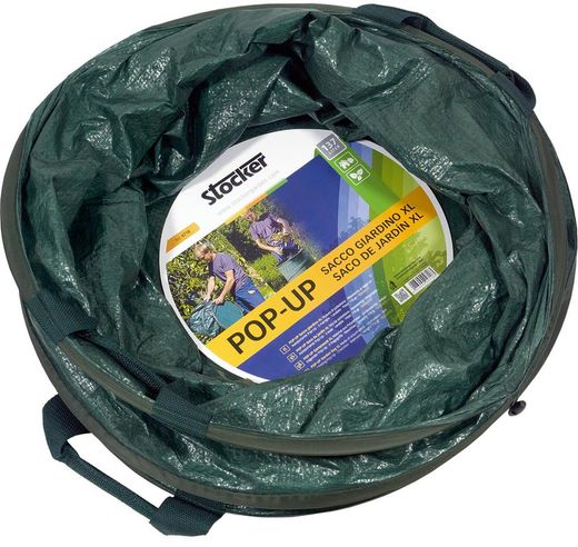Carro con saco de jardín POP UP  L 160L 50 X H 80 Stocker