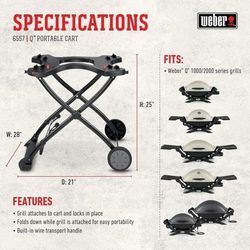 Carro plegable para q Weber