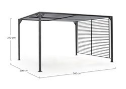 Cenador Noah 3X3.6 ANTRACITA