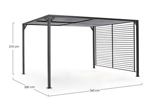 Cenador Noah 3X3.6 ANTRACITA