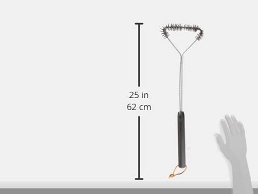Cepillo grande metal"t" para parrillas Weber