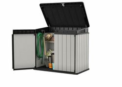 Cobertizo Keter Premier XL color gris y medidas 141X82X123.5cm
