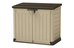 Cobertizo Keter store it out en color gris beige 145.5X82X125cm