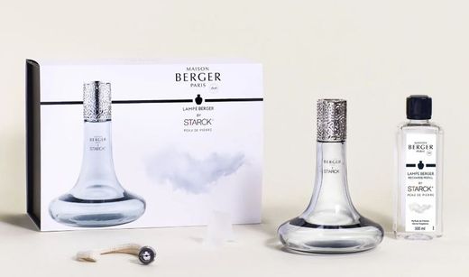 Cofre lámpara Berger by Starck Peau de Pierre Grise