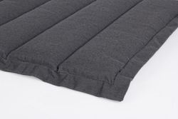 Cojín acolchado color gris humo