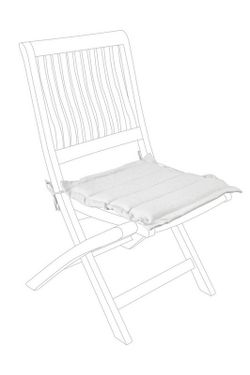 Cojín acolchado color perla