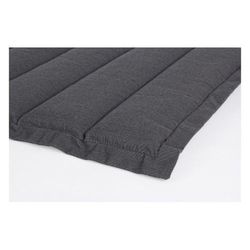 Cojín acolchado de color gris piedra