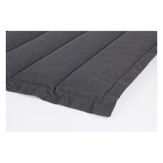 Cojín acolchado de color gris piedra