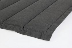 Cojín acolchado Steamer de color gris piedra