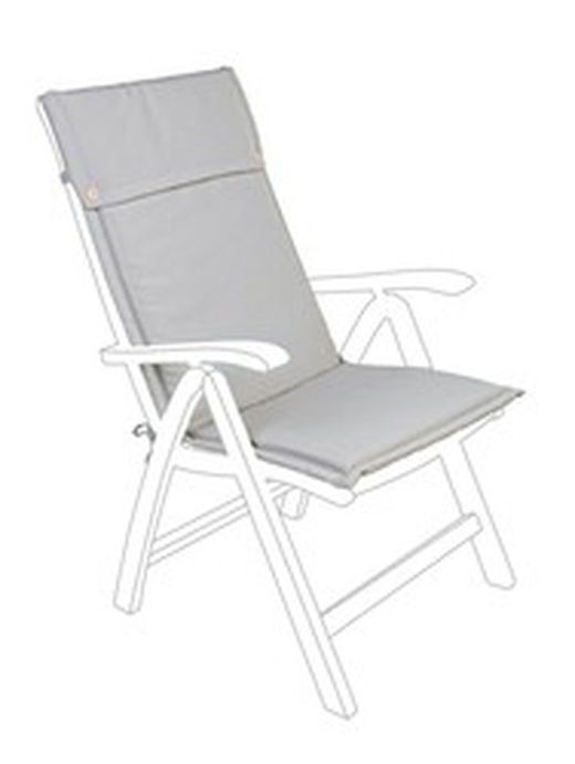 Cojín gris Respaldo Alto