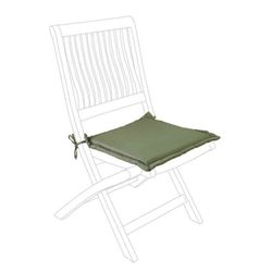 Cojín para asiento cuadrado Olefin verde