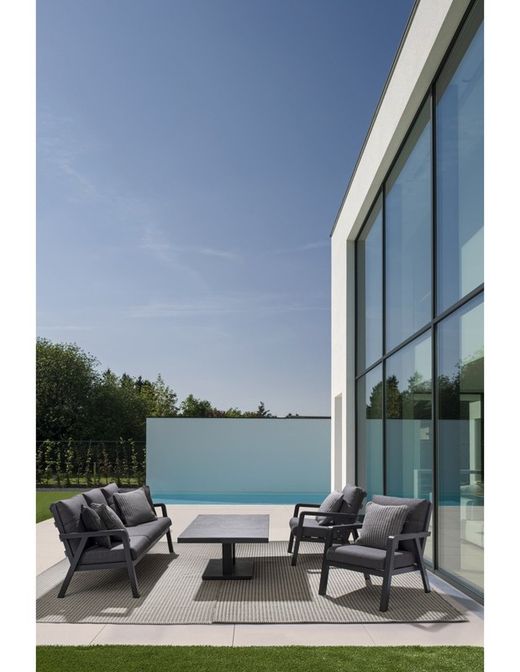 Conjunto sofá y sillones Truman Antracita JX55