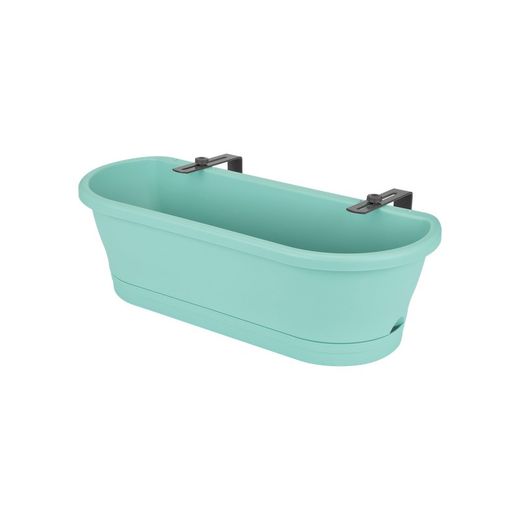 Maceta Corsica easy para balcón color menta Elho®