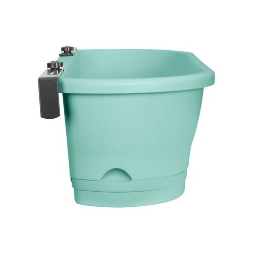 Maceta Corsica easy para balcón color menta Elho®